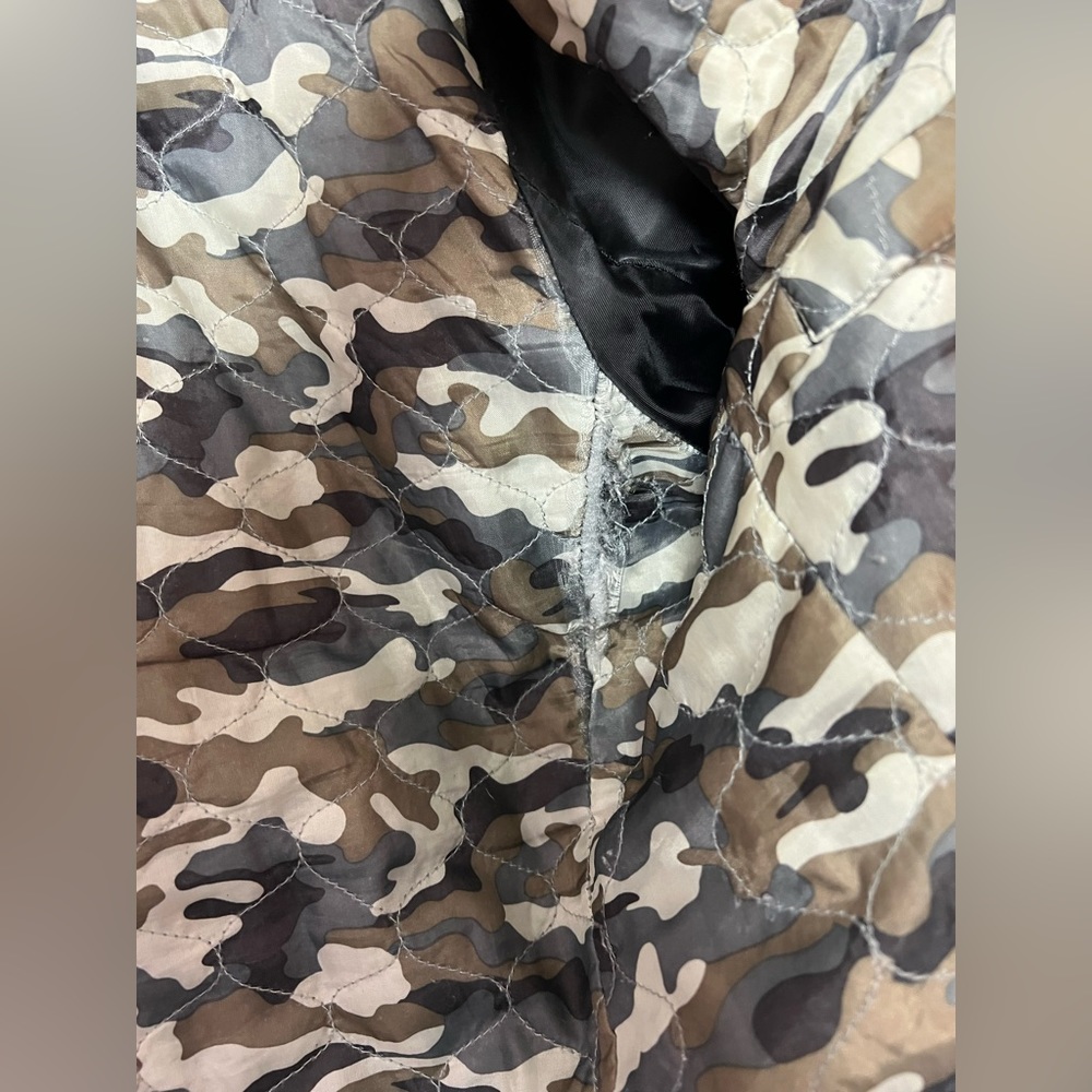 Edge by WD Black Corduroy Jacket with Camouflage inner lining medium - Picture 4 of 11